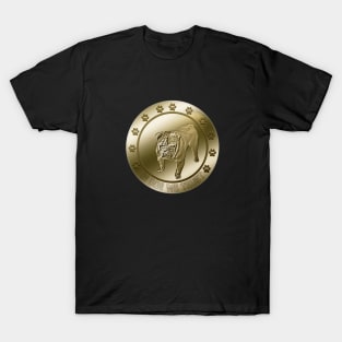 Bulldog Crypto Coin Funny Dog Cryptocurrency T-Shirt